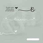 26 Arte para Caneca Alfabeto Mulheres Flores em Jpg 6