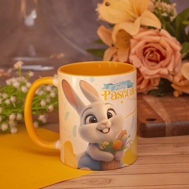 20 Arte para Caneca Páscoa Encantada Arquivo em Png 16