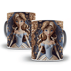 30 Artes para Caneca Princesas da Disney 3d em Jpg 7