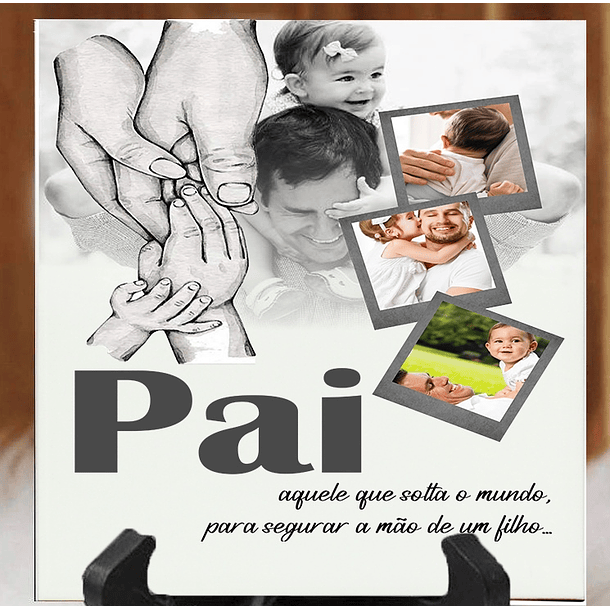 12 Artes Caneca Azulejo e Quadro Dia dos Pais em Corel Draw  8