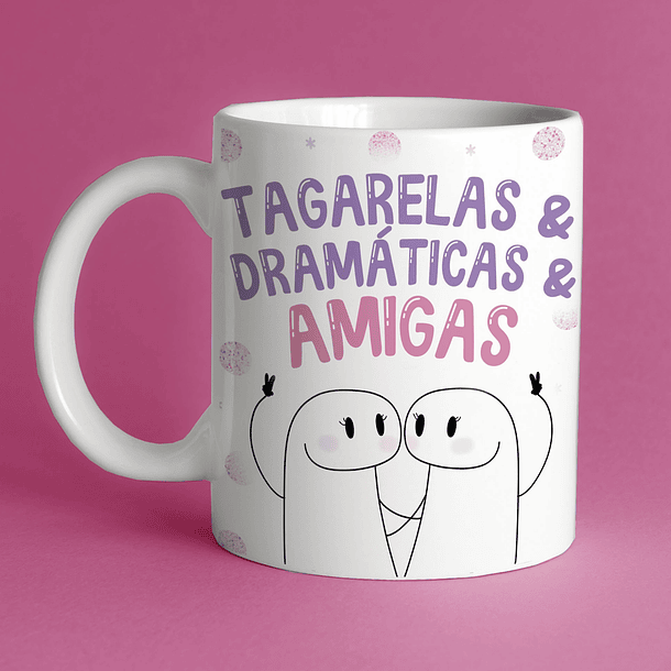 Arte Caneca  Tagarelas & Dramáticas & Amigas Arquivo Png