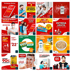 32 Artes Mídias Sociais Farmácia Drogarias Editáveis Photoshop 2