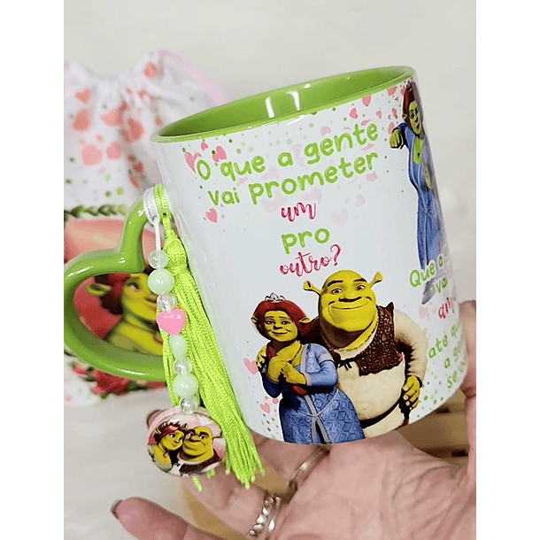 Artes Caneca O que a Gente Vai Prometer Um Para o Outro Shrek e Fiona Arquivos Editável 1