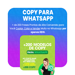 200 Copy para WhatsApp - Textos Persuasão que Vendem