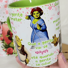Artes Caneca O que a Gente Vai Prometer Um Para o Outro Shrek e Fiona Arquivos Editável