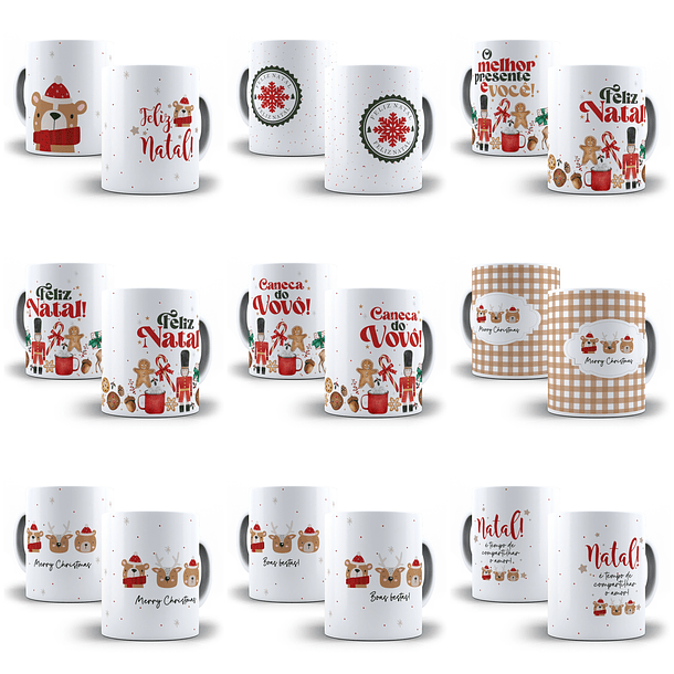 41 Artes para Caneca Natal Arquivo em Png  18