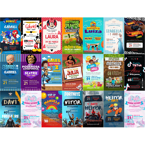 Artes para Quadros Infantis Super Kit Arquivo Infantil 14