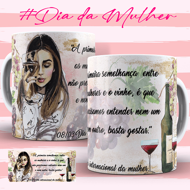 134 Artes para Caneca Dia das Mulheres Arquivo em Jpg  18