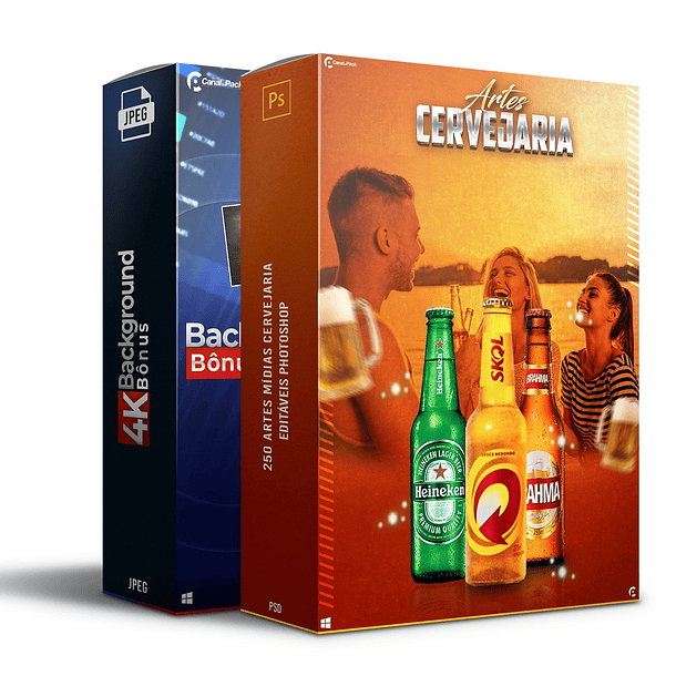 250 Artes Mídias Sociais Bares Cervejaria Distribuidora de Bebidas Editáveis Photoshop 5