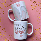 Arte Caneca Feliz Páscoa Arquivo Png 1