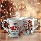 15 Artes para Caneca Papai Noel Arquivo em CorelDraw  8