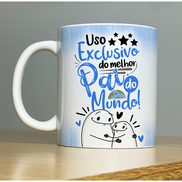 Arte Caneca Uso Exclusivo do Melhor Pai do Mundo Arquivo Png 1