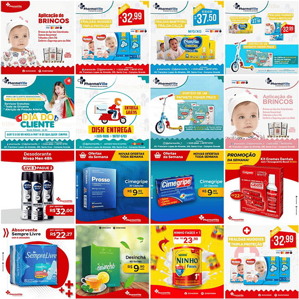 70 Artes Mídias Sociais Templates Editáveis Photoshop 3