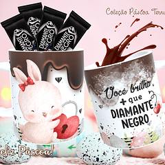 30 Arte para Caneca e Almofada Páscoa Cute Arquivo Editável