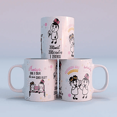Arte Caneca Amiga qual o saldo da sua conta hoje? Zero mil, Zero centos e zerenta hahaha Arquivo Png