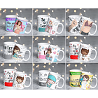 82 Artes para Caneca Profissões Editável em Corel Draw 3