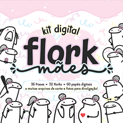 Kit Digital Flork Dia das Mães em Png