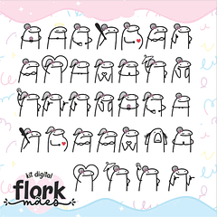 Kit Digital Flork Dia das Mães em Png