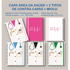 Capas para agendas Área da Saúde em Jpg