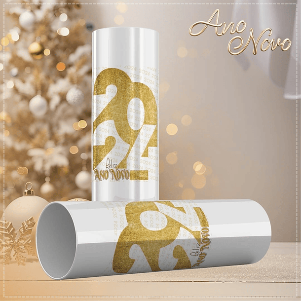 15 Artes para Copo Long Drink Ano Novo Arquivo em CorelDraw  1