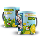 22 Artes Caneca Cactos e Flores Editável em Photoshop 5