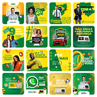 Pack Canva Campanha Política Templates Editáveis 70 Artes + Bônus 1