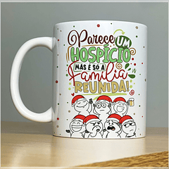 Arte Caneca Parece Um Hospício Mas É Só A Família Reunida! Arquivo Png