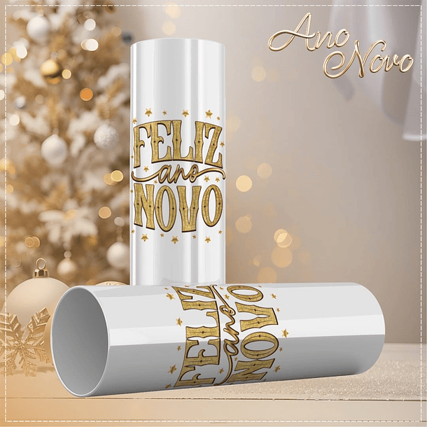 15 Artes para Copo Long Drink Ano Novo Arquivo em CorelDraw  6