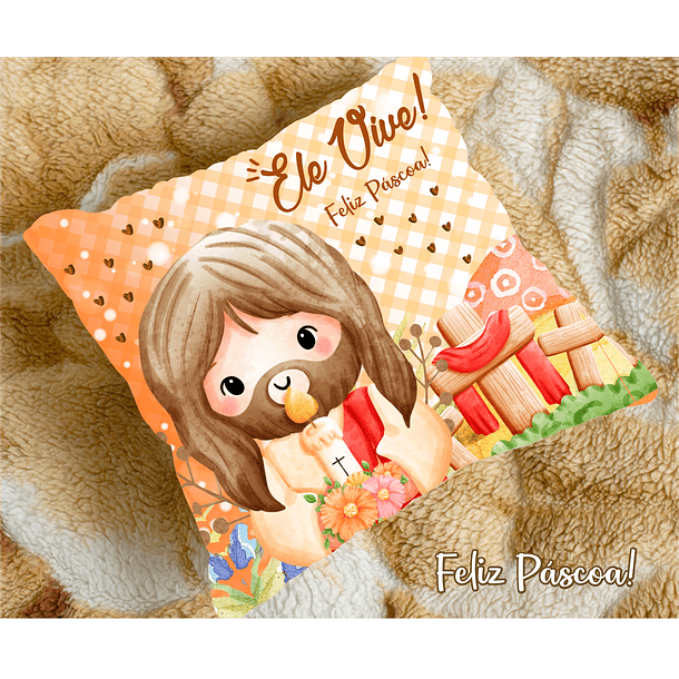 30 Arte para Caneca e Almofada Páscoa Cute Arquivo Editável 18