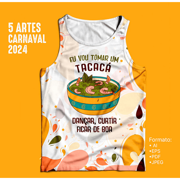 5 Artes Vetor Abadás Carnaval 2024 Arquivos Editável 4