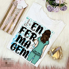 16 Artes para Caneca e Camisa Enfermagem Arquivo Editável