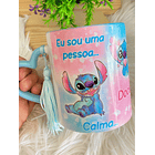 Artes Caneca Eu sou uma pessoa calma, doce vocês que me estressam Stitch Arquivo em Jpg 1