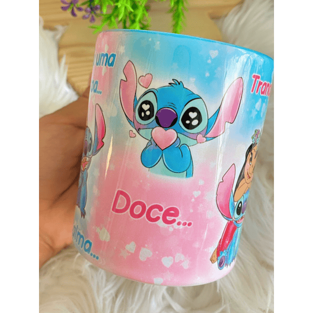 Artes Caneca Eu sou uma pessoa calma, doce vocês que me estressam Stitch Arquivo em Jpg 2