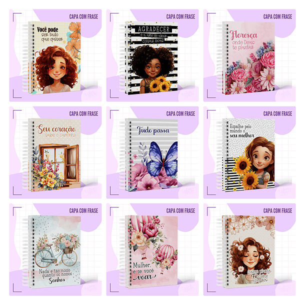 50 Artes para Capas Agendas 2024 Arquivo em Jpg 2