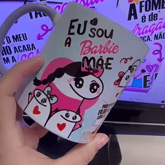 Artes para Caneca Flork Barbie Mãe Arquivos Png 