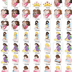 Kit Digital Dia das Mães em Png