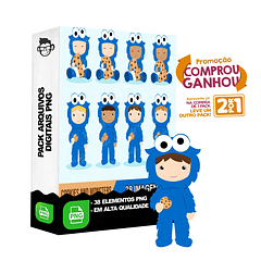 Kit Digital Cookies sem fundo Png