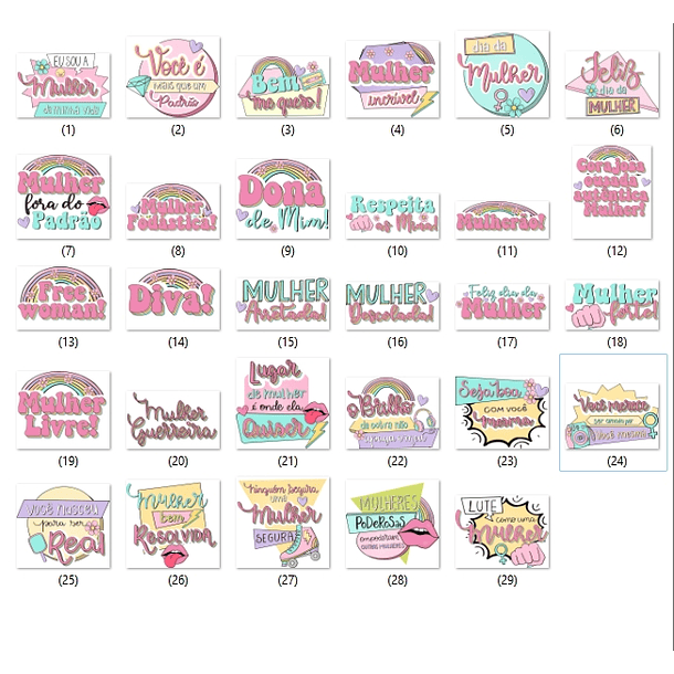 Combo Mulher Descolada Dia da Mulher Completo 4