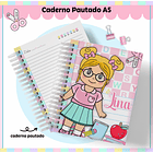 Kit Escolar Caderno Aluninhas 2023 em Pdf e Png 3