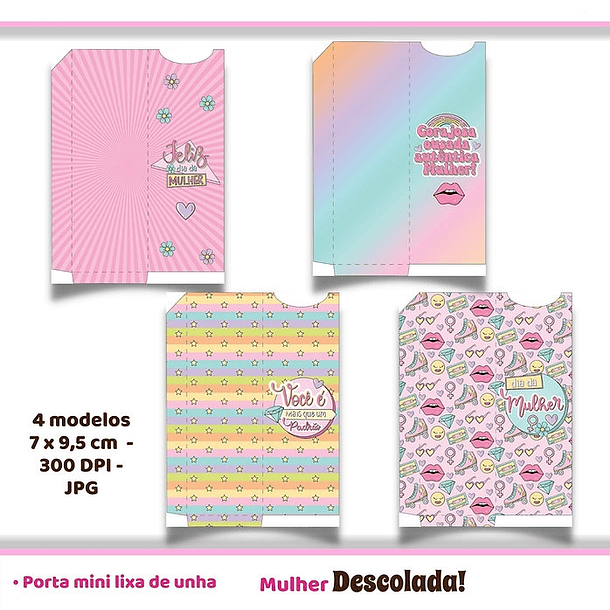 Combo Mulher Descolada Dia da Mulher Completo 13