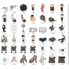 Kit Digital Wandinha Jenna Ortega Novo Arquivo Png  9