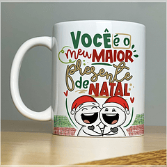 Arte Caneca Você É o Meu Maior Presente de Natal  Arquivo Png
