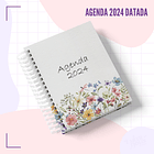 Arquivo Agenda Floral Datada 2024 Arquivo em Pdf  2