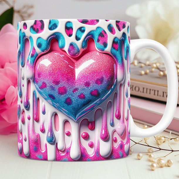 30 Artes para Caneca Dia dos Namorados 3D Arquivos Png 4