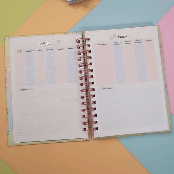 Arquivo Agenda Escolar Robô e Unicórnio 2024 Arquivo em Pdf 17