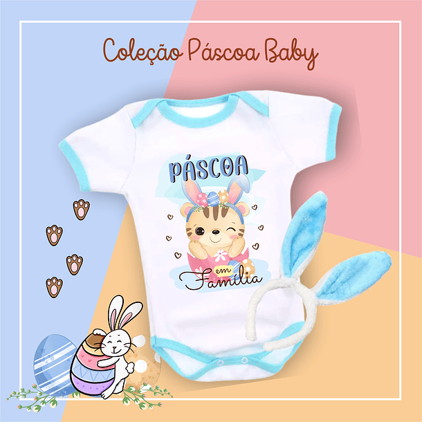 36 Arte para Caneca Almofada e Body Páscoa Baby Arquivo Editável  10