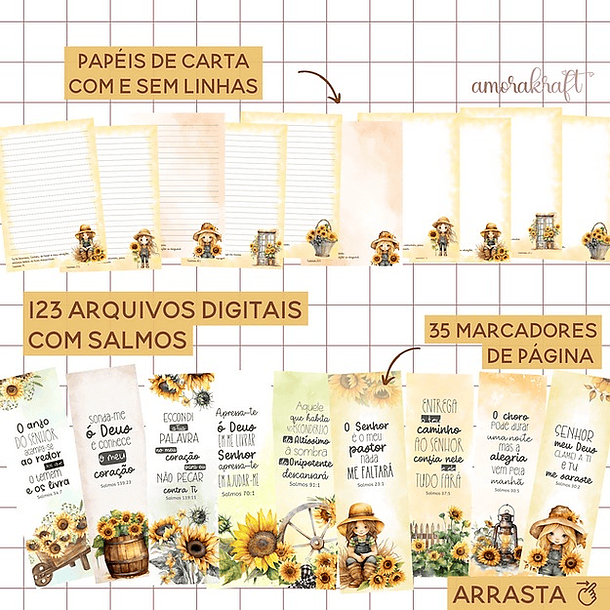 Arquivo para Sublimação Planner Papelaria em Pdf  1