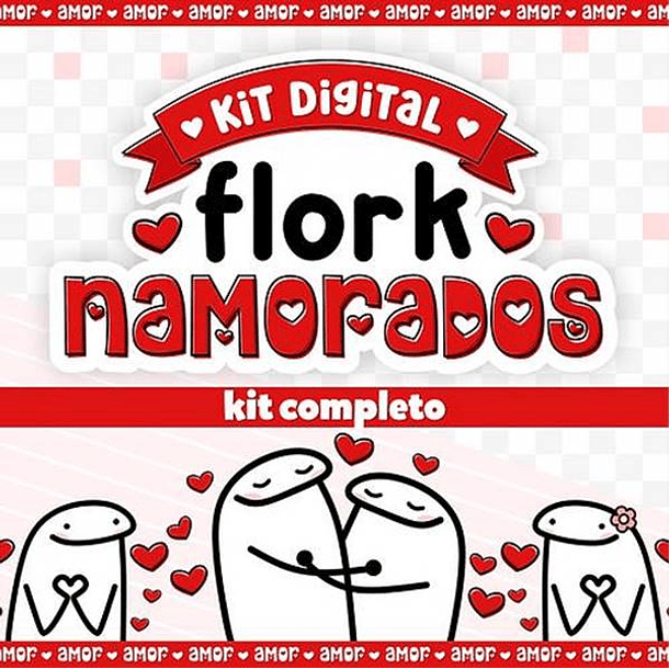 Pacote Sublimação Flork Bento Memes Dia dos Namorados Completo 1