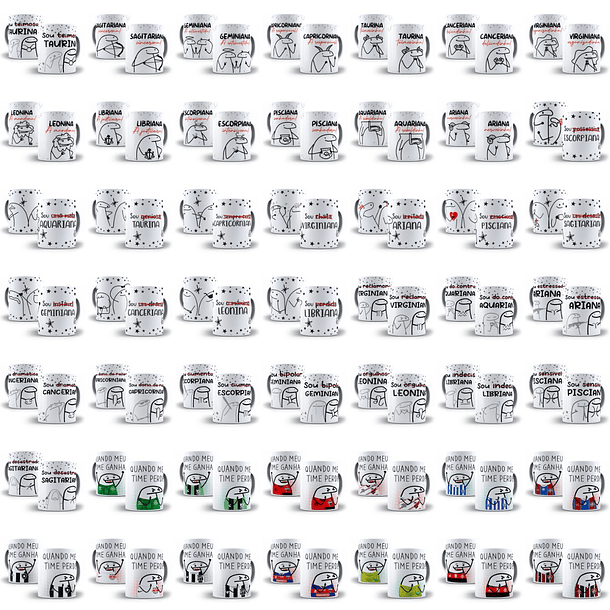 500 Artes Caneca Flork Bento Memes Completo Arquivos Jpge + Mockups 1