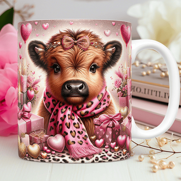 30 Artes para Caneca Dia dos Namorados 3D Vaquinha Love Arquivos Png 6